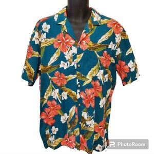 L.L. Bean Paradise Found men's Hawaiian shirt xl